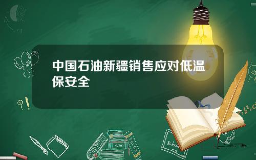 中国石油新疆销售应对低温保安全