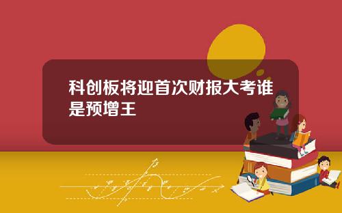 科创板将迎首次财报大考谁是预增王